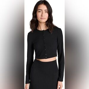 NWT- LESET Lauren Crop Cardigan II - small